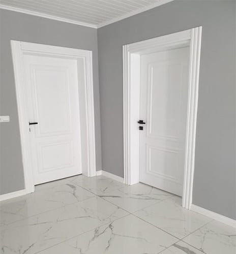 Closeup on doors installed inside a MD residential property